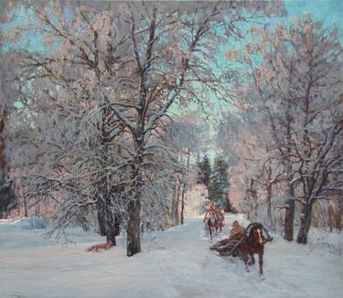 Original Landscape Paintings by Anatolii Korobkin