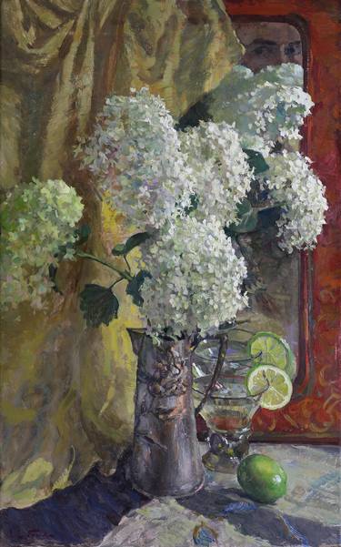 Original Impressionism Floral Paintings by Anatolii Korobkin