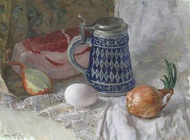 Original Fine Art Food & Drink Paintings by Anatolii Korobkin