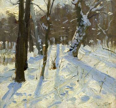 Original Expressionism Seasons Paintings by Anatolii Korobkin