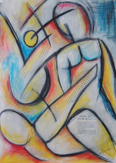 Original Abstract Expressionism Abstract Drawings by Marcio França Moreira