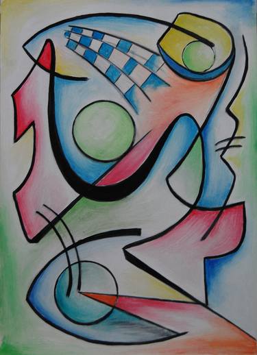 Original Abstract Paintings by Marcio França Moreira