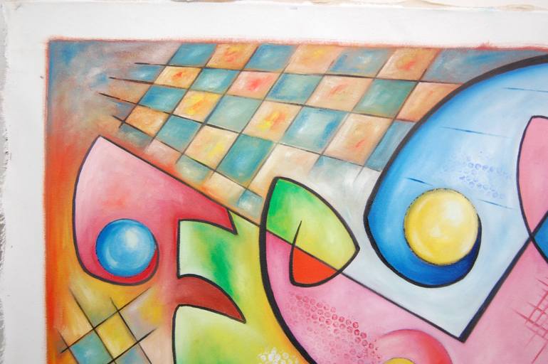 Original Abstract Painting by Marcio França Moreira