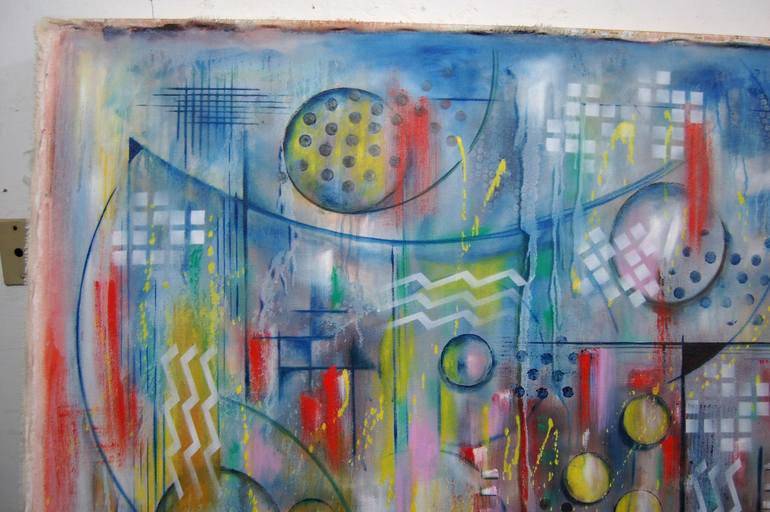 Original Abstract Painting by Marcio França Moreira