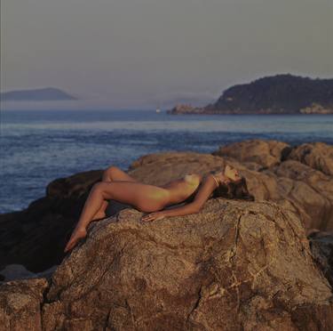 Naked Woman On The Rocks thumb