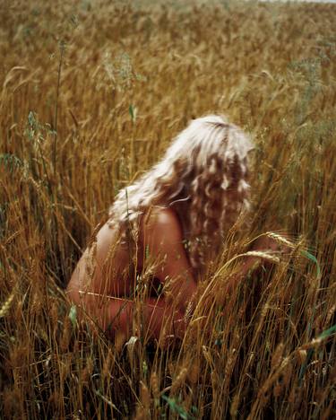 Woman in Wheat Field thumb
