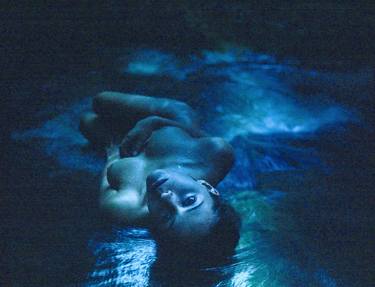 Girl In The Small Blue River - Blue - Limited Edition 1 of 1 thumb