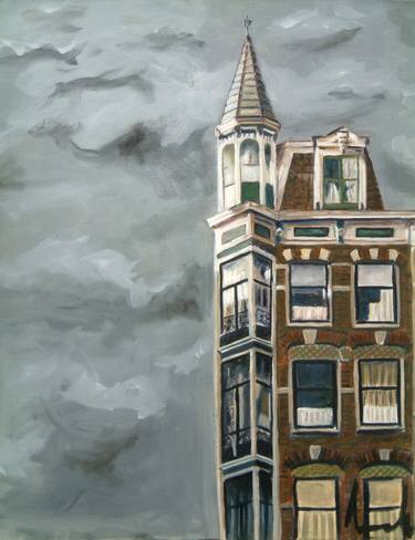 Original Architecture Paintings by Andres Gomez