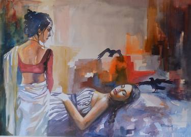 Original Figurative Fantasy Paintings by Parag Pendharkar