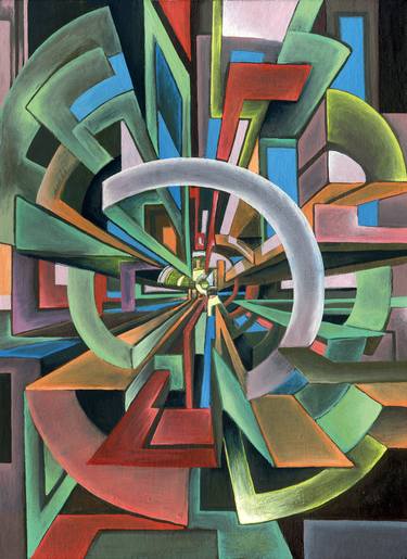 Original Surrealism Fantasy Painting by Jaime Makinde