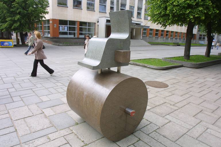 Original Modernism Landscape Sculpture by Stasys Zirgulis