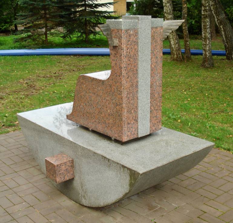 Original Landscape Sculpture by Stasys Zirgulis