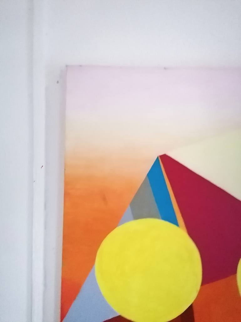 Original Surrealism People Painting by Miles Phillips