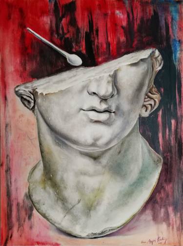 Print of Figurative Classical mythology Paintings by Majid Khedhiry