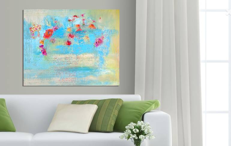 Original Conceptual Abstract Painting by Patricia Awapara