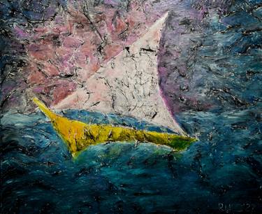 Print of Boat Paintings by Ruslana Lokhina