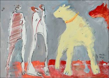 Original Expressionism Animal Paintings by Jiri Havlik