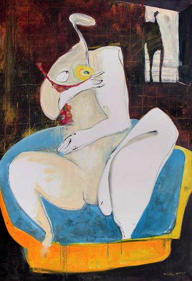 Original Figurative Women Paintings by Jiri Havlik