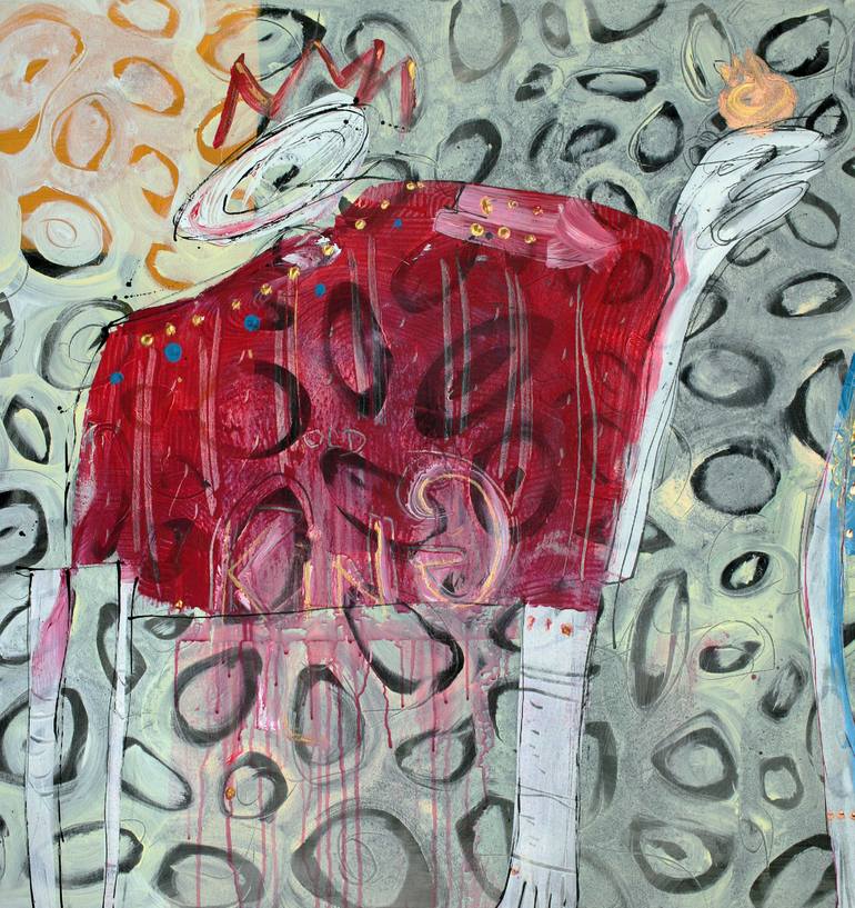 Original Expressionism People Painting by Jiri Havlik