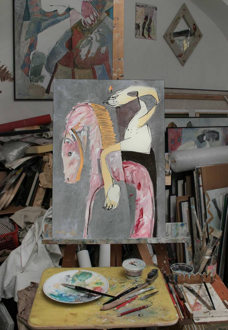 Original Figurative People Painting by Jiri Havlik