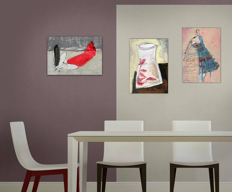 Original Figurative Women Painting by Jiri Havlik