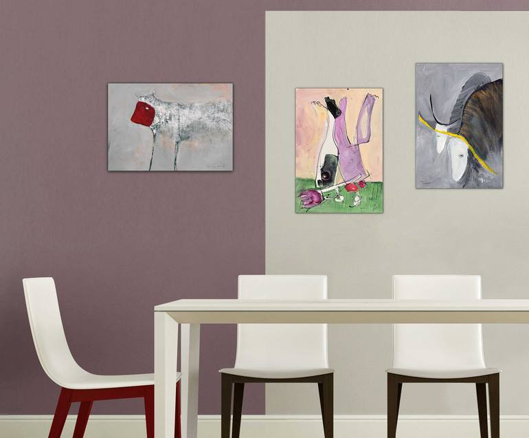 Original Figurative Love Painting by Jiri Havlik