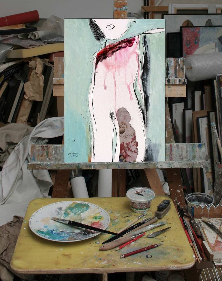 Original Figurative Women Painting by Jiri Havlik