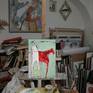 Acrylic, tempera, paper, pencil and ink on cardboard
The painting is ready to hang
Ideal for framing