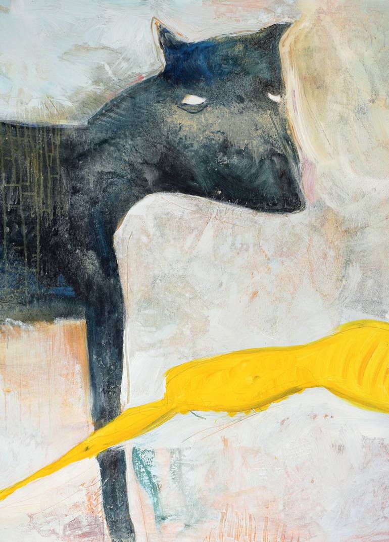 Original Expressionism Animal Painting by Jiri Havlik