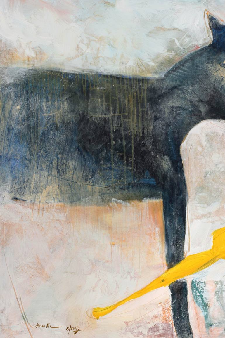 Original Expressionism Animal Painting by Jiri Havlik