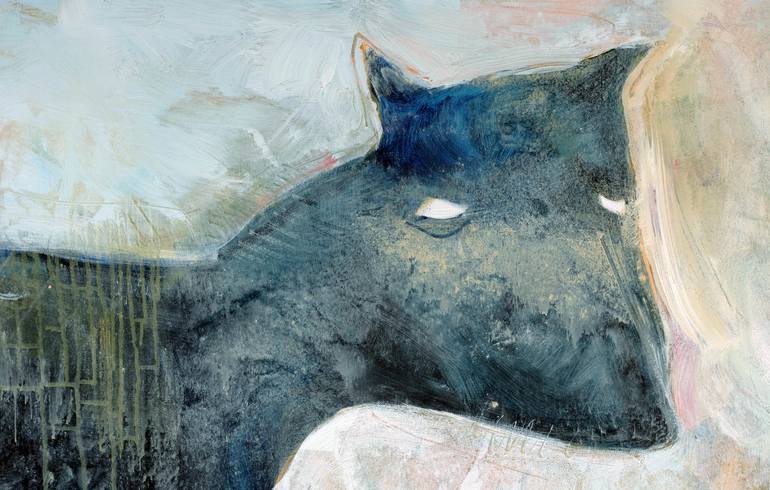 Original Expressionism Animal Painting by Jiri Havlik