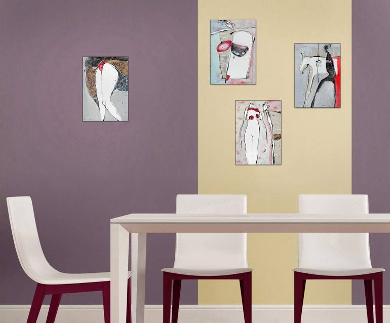 Original Expressionism People Painting by Jiri Havlik