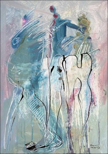 Print of Expressionism Women Paintings by Jiri Havlik