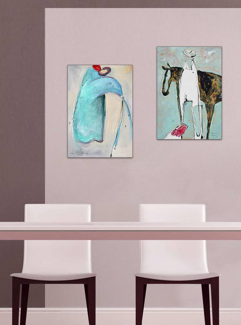 Original Figurative Women Painting by Jiri Havlik