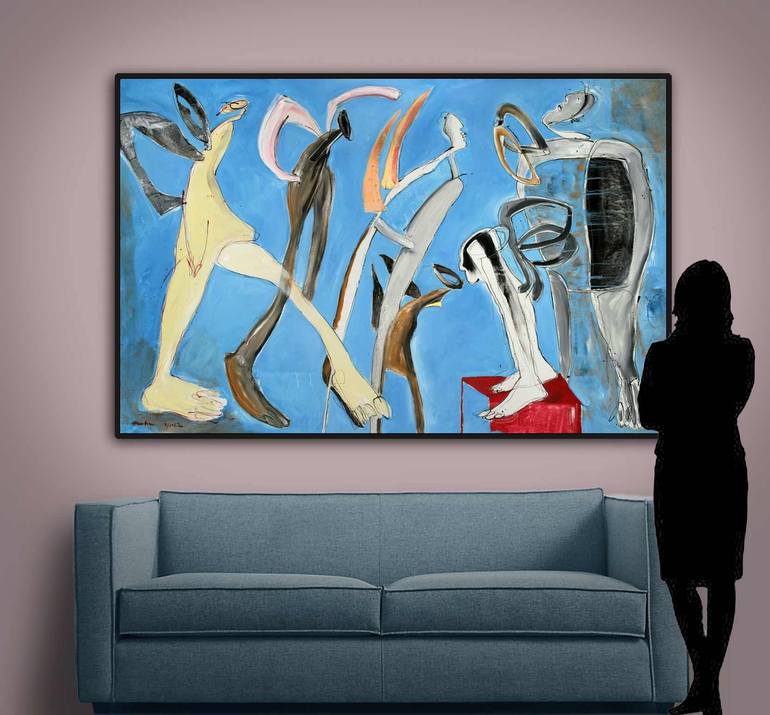 Original Figurative Religion Painting by Jiri Havlik