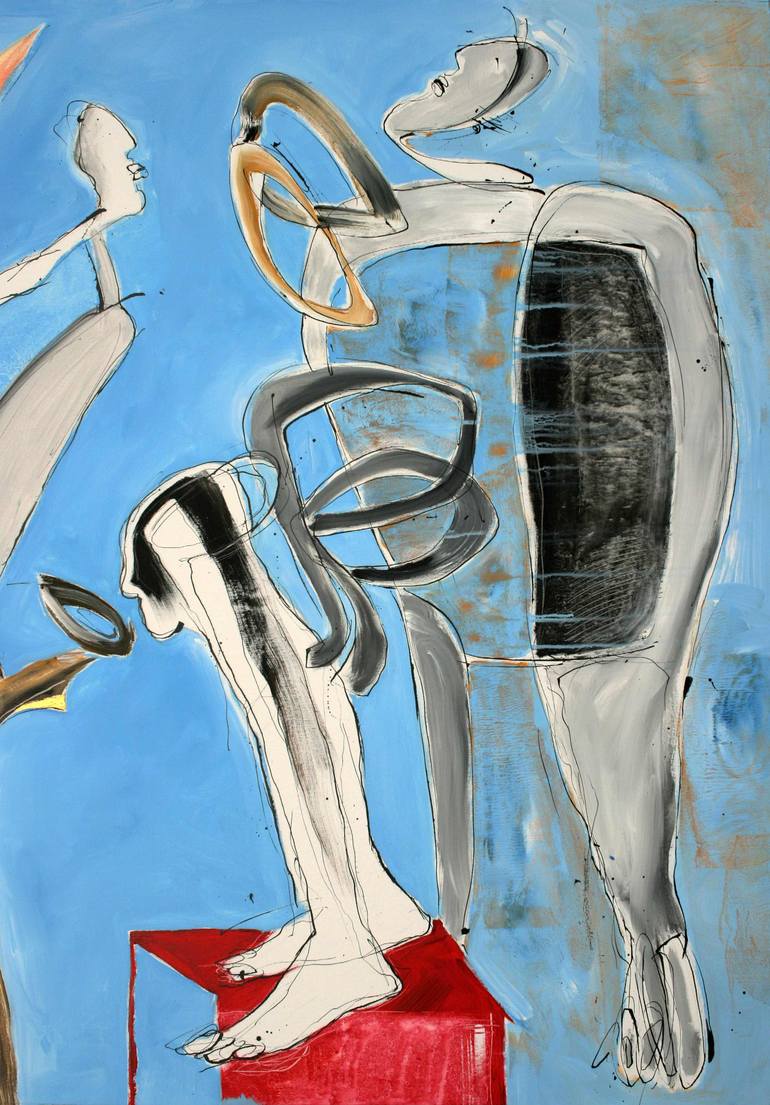 Original Figurative Religion Painting by Jiri Havlik