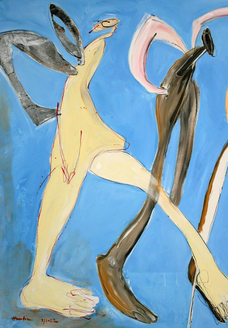 Original Figurative Religion Painting by Jiri Havlik