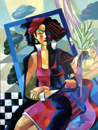 Original Women Paintings by Val Dyshlov