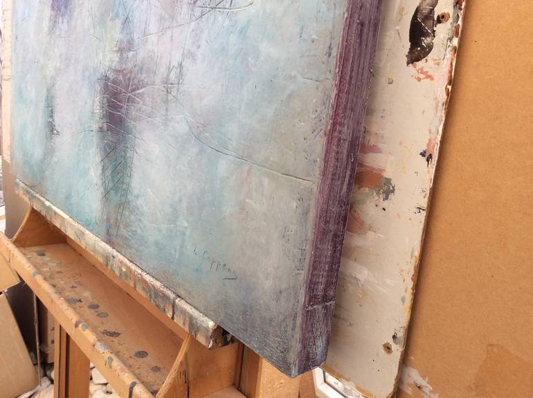 Original Abstract Seascape Painting by Linda Coppens