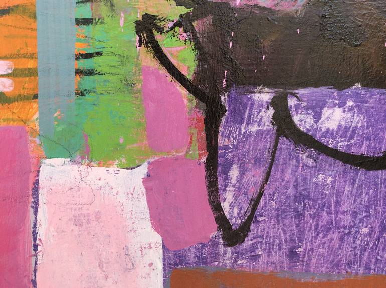Original Contemporary Abstract Painting by Linda Coppens