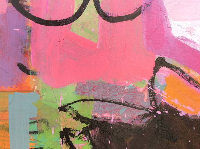 Original Contemporary Abstract Painting by Linda Coppens