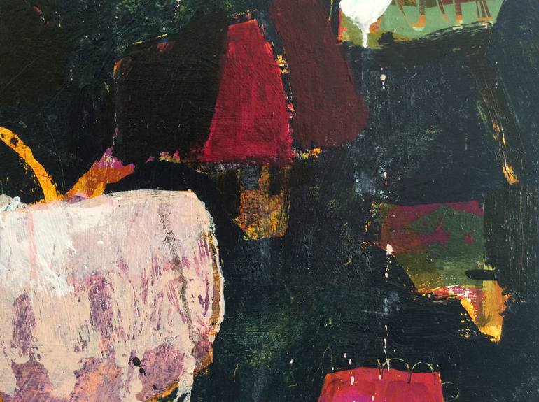 Original Contemporary Abstract Painting by Linda Coppens