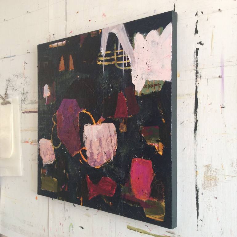 Original Contemporary Abstract Painting by Linda Coppens