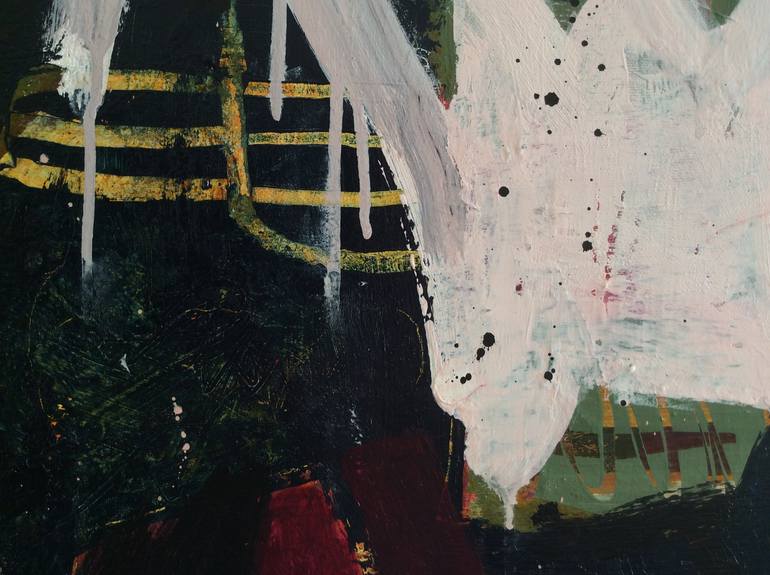 Original Contemporary Abstract Painting by Linda Coppens
