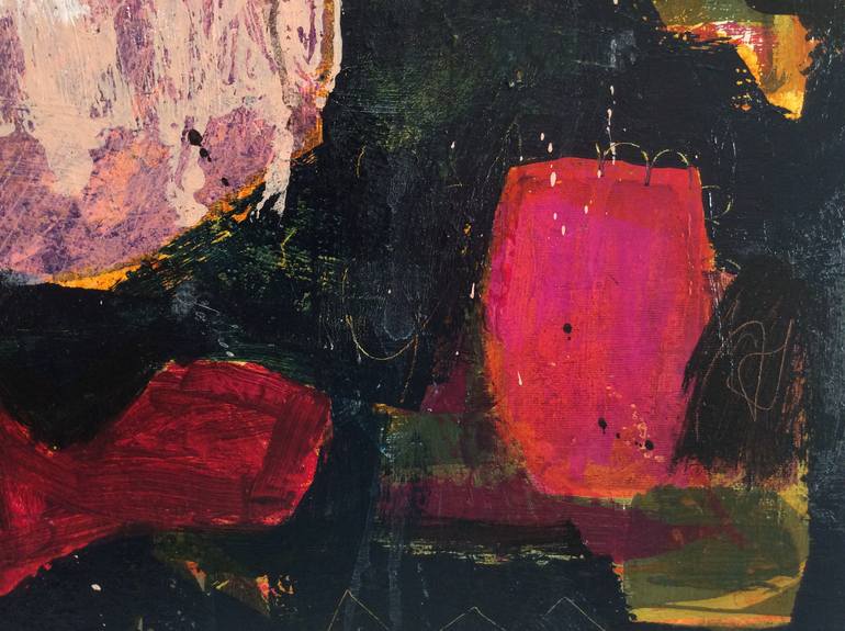 Original Contemporary Abstract Painting by Linda Coppens
