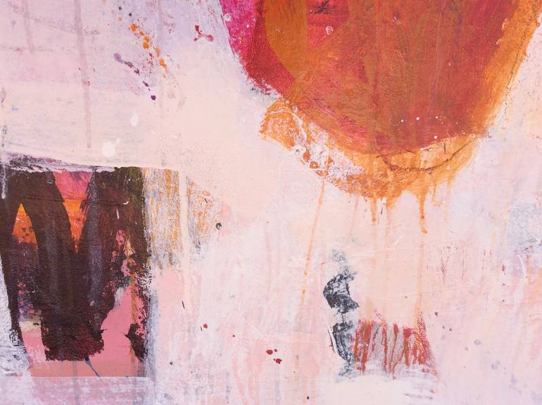 Original Abstract Expressionism Abstract Painting by Linda Coppens