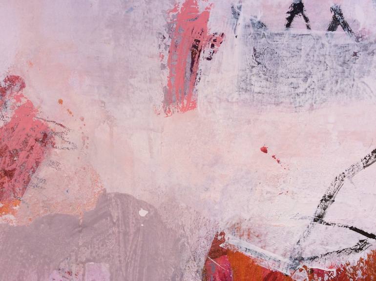 Original Abstract Expressionism Abstract Painting by Linda Coppens