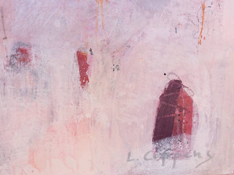 Original Abstract Expressionism Abstract Painting by Linda Coppens