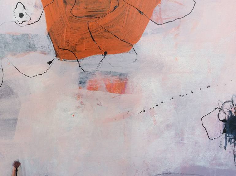 Original Abstract Expressionism Abstract Painting by Linda Coppens