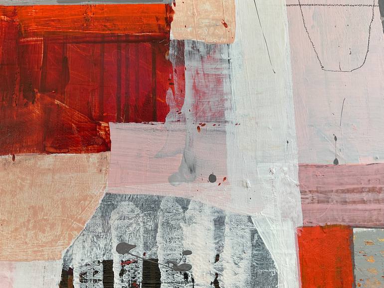 Original Modernism Abstract Painting by Linda Coppens